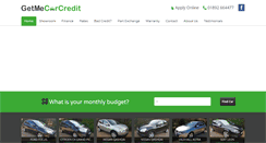 Desktop Screenshot of getmecarcredit.net